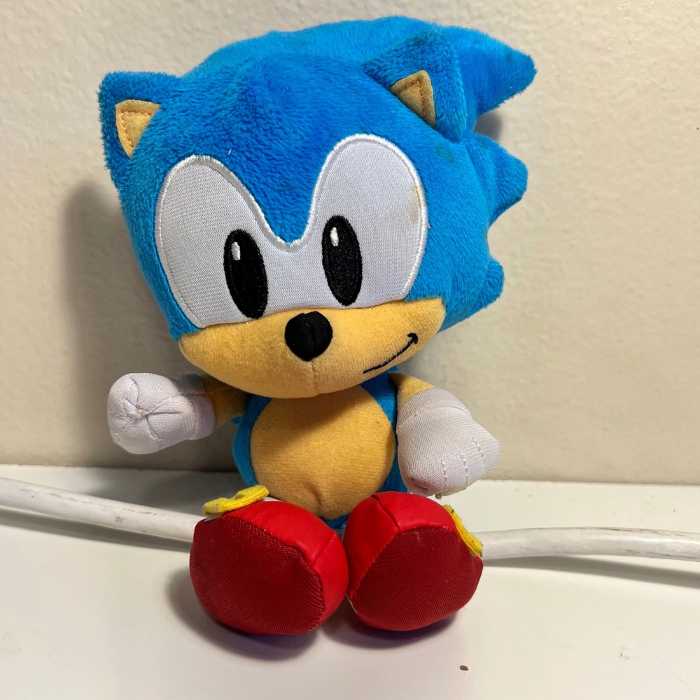 SEGA Small Sonic Plush Blue Classic Video Game Character Stuffed Toy
